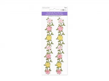Pretty Paper Floral Border Vine 2 pieces, 6.4"